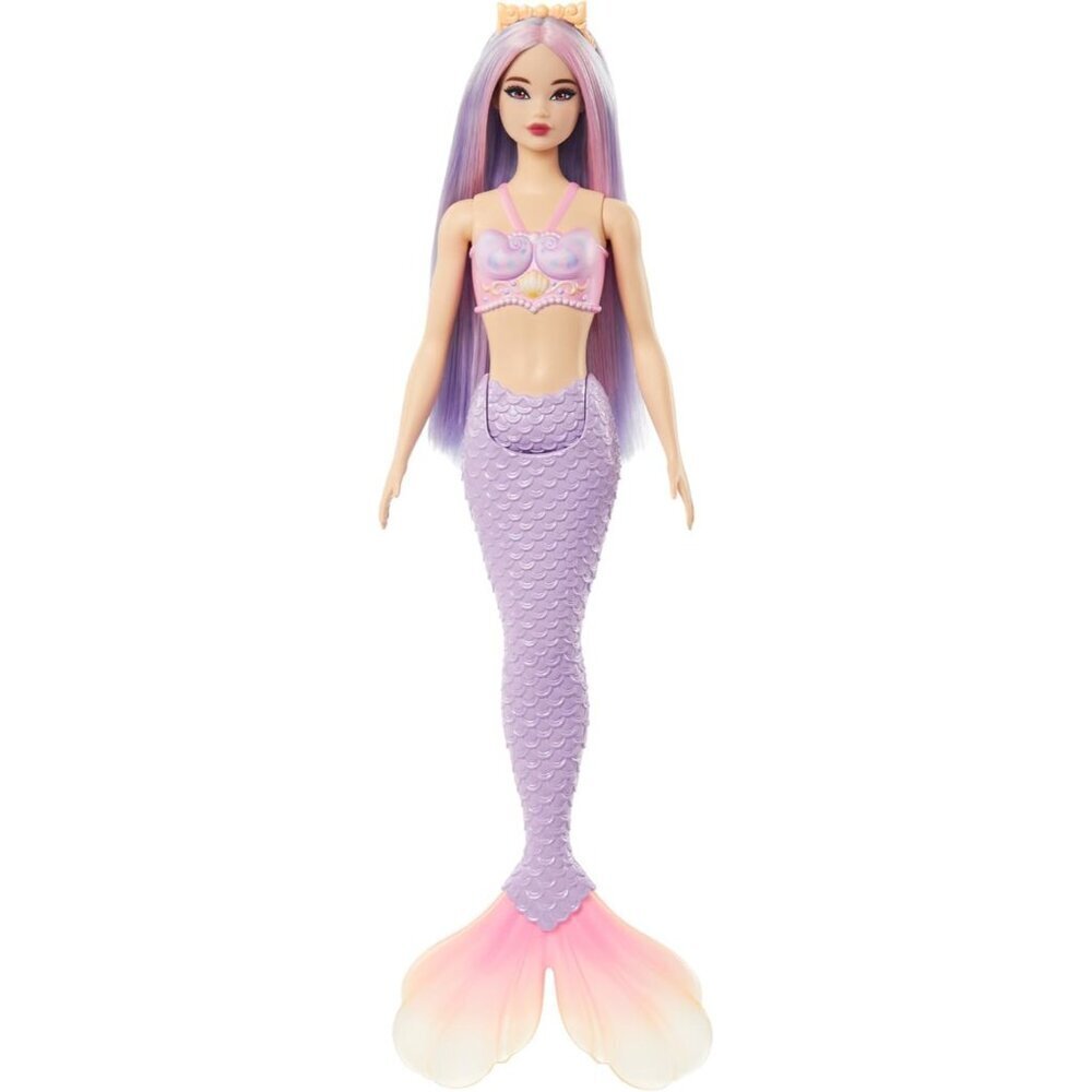 🆕Barbie Mermaid Doll with Pink & Lilac Fantasy Hair with Bodice & Lavender Tail